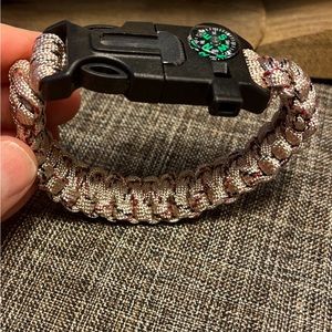 5291-HTT Paracord Bracelet Waterproof Outdoor Adjustable Survival-Desert Camo